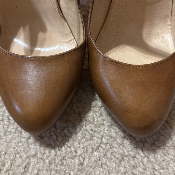 Christian Louboutin Brown Leather Mary Janes - Picture 3 of 8